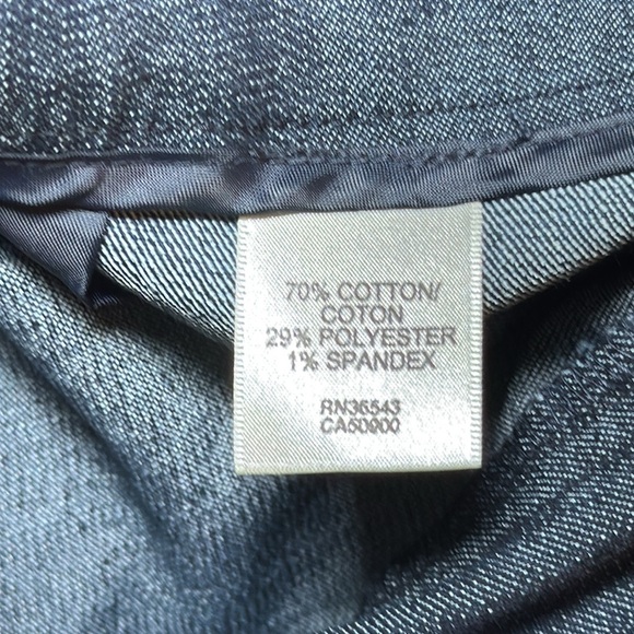 Van Heusen Classic Fit Ankle Stretch Denim Trouser Size 12 Short - Picture 10 of 11